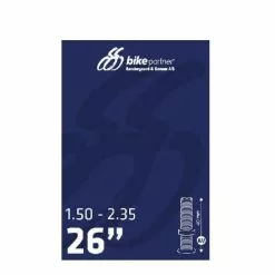 BikePartner Slange 26 X 1,50 - 2,35 Auto-ventil