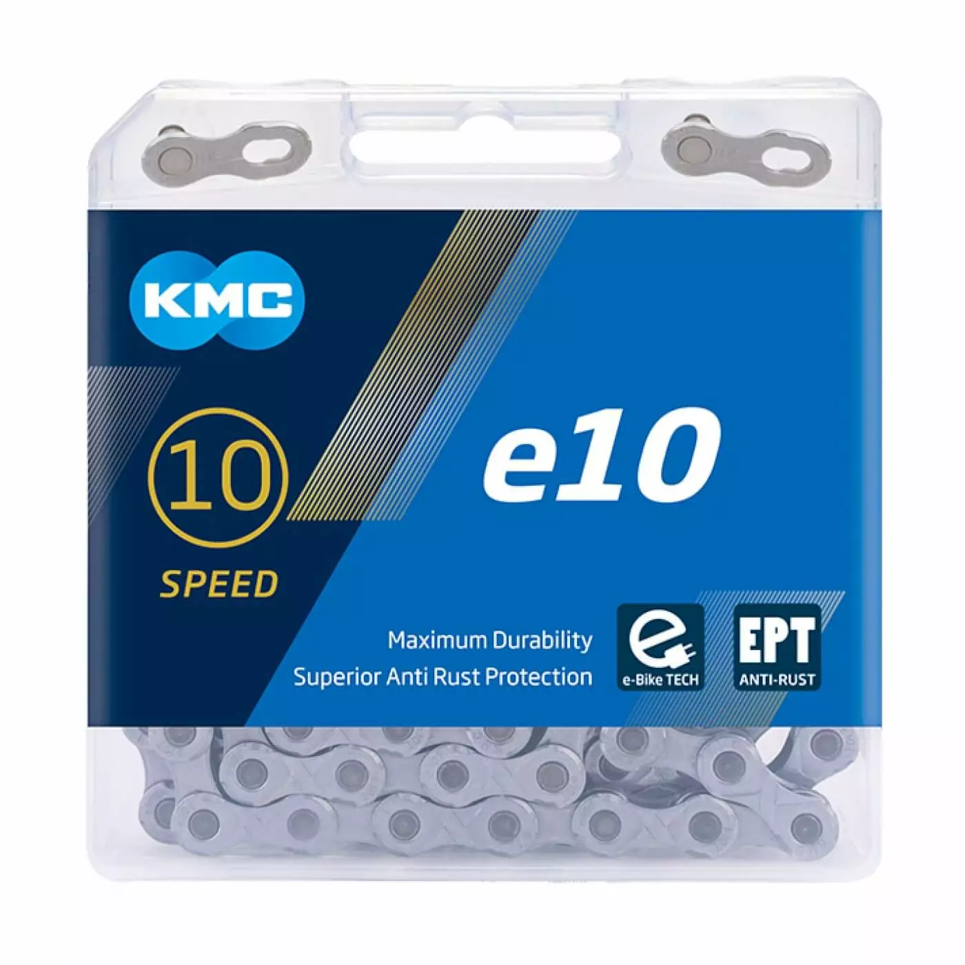 KMC E10 EPT Kæde Til Elcykel 136 Led - 10 Speed 3 KMC E10 EPT Kæde Til Elcykel 136 Led - 10 Speed