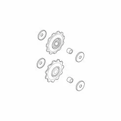 Pulleyhjul Til Shimano Deore Og SLX - 9 Og 10 Speed