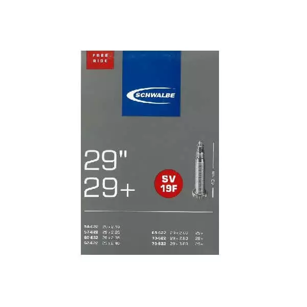 Schwalbe SV19F Slange 29x2,10-3,00 RV40 Mm 2 Schwalbe SV19F Slange 29x2,10-3,00 RV40 Mm